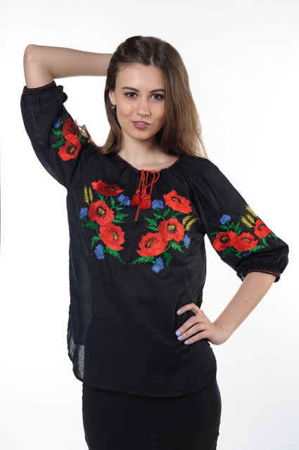 Buy Women's blouse with embroidery in the national Ukrainian style