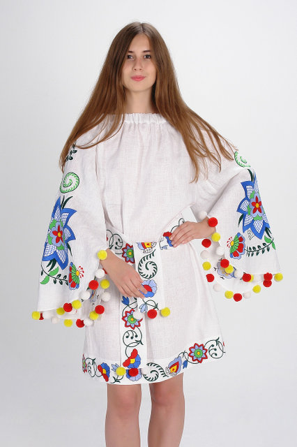 Dress, Dress cotton , Dress white , Dress vyshivanka, Dress Ukrainian ...
