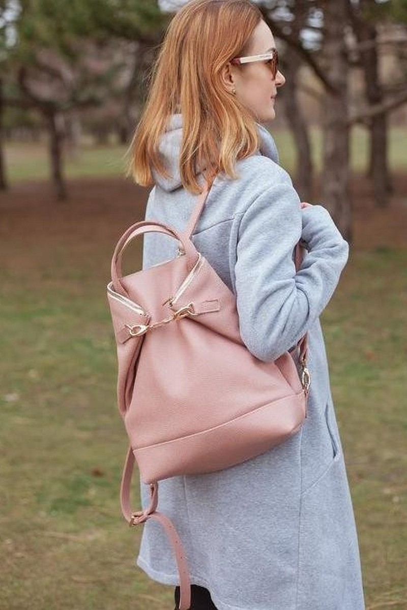 Buy Women's Leather Urban Medium Stylish Backpack Bag, Comfortable Casual bag