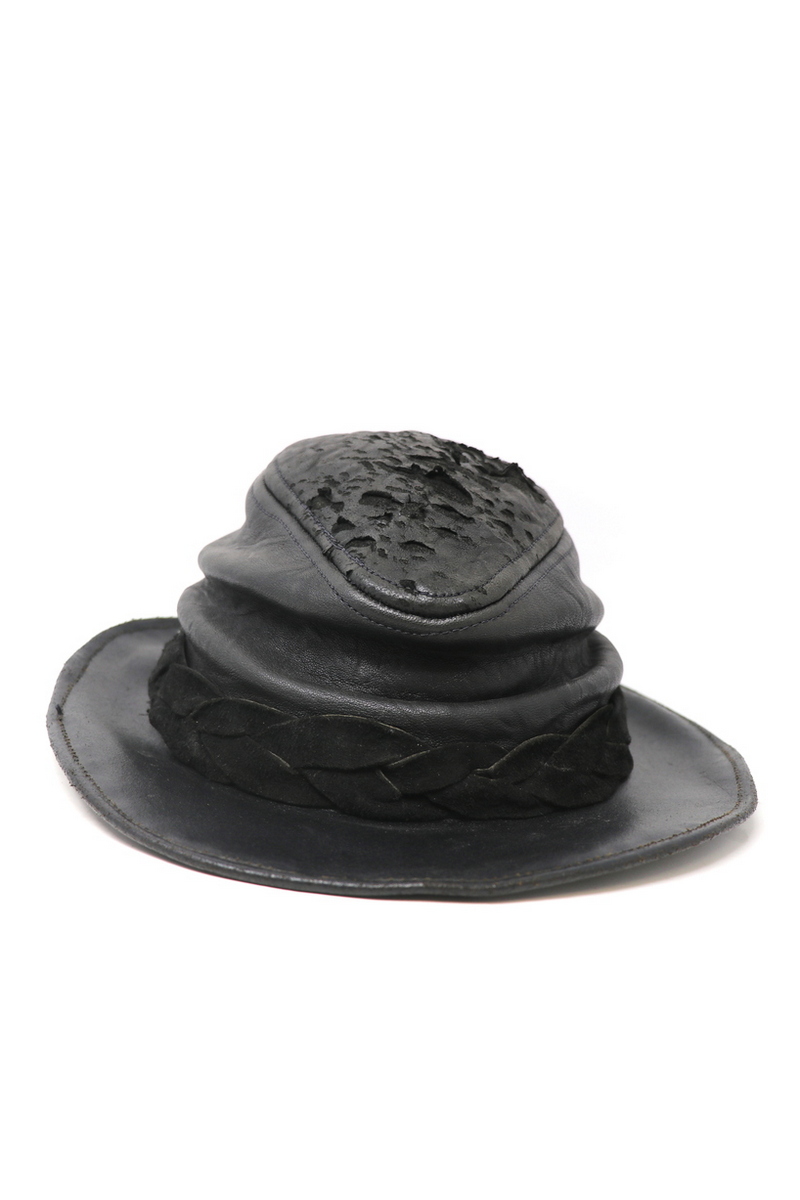 Buy Outback Rockstar Hat, Black Vintage style Handmade Unique Designer Hat