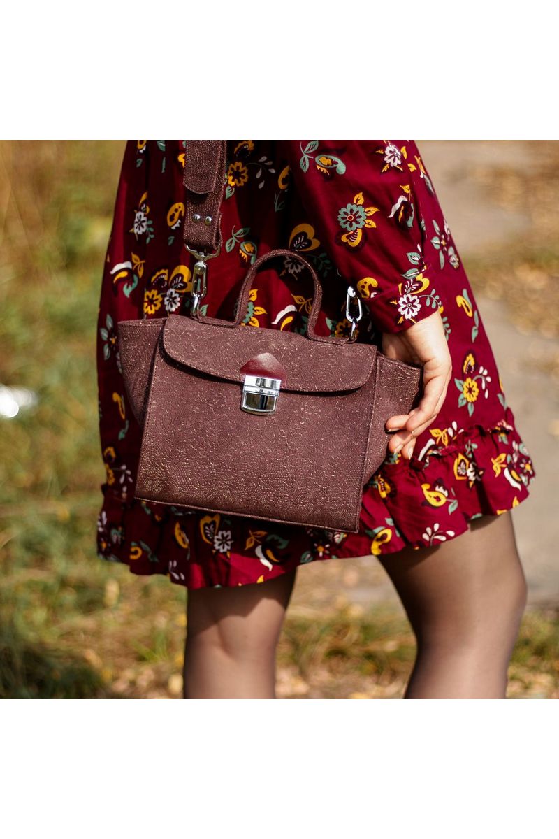 Buy Messenger Bag for Women Leather Shoulder Bag Satchel casual Business Briefcases Burgundy