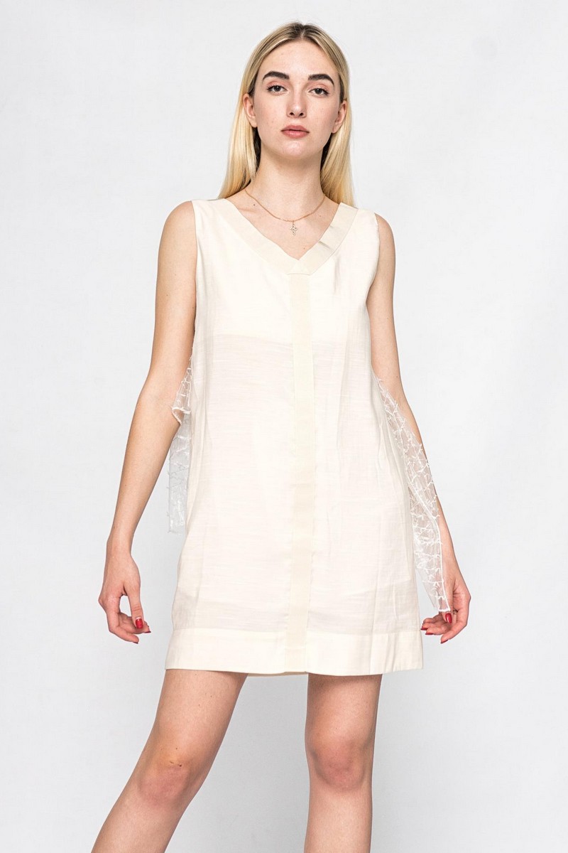 Buy Light elegant short double-sided evening dress, sleeveless party mini dress