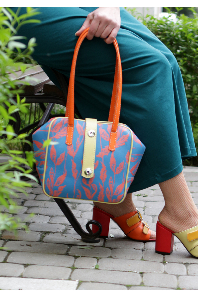 Buy Summer Multicolor designer leather bag women handbag shoulder bag 
