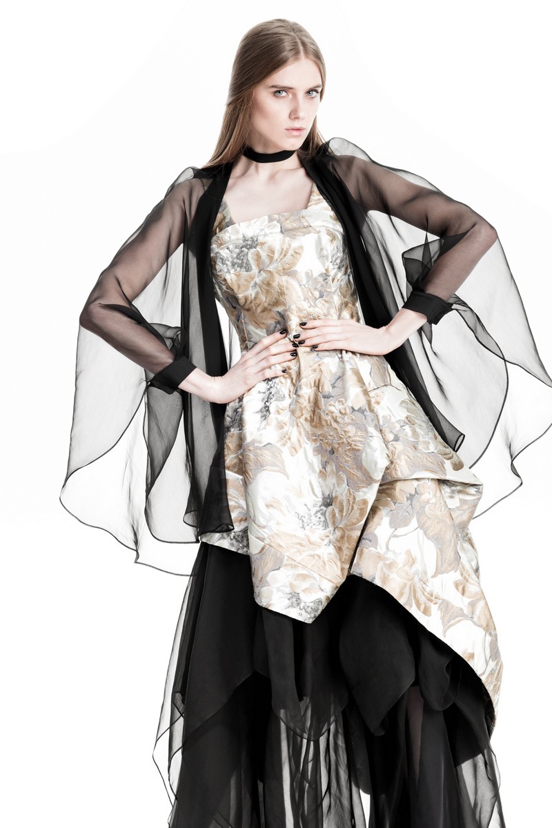 Buy Evening elegant stylish feminine vintage asymmetric dress, Amazing unique superb dress