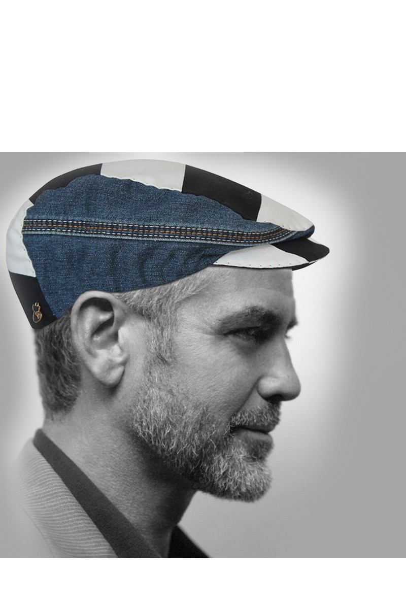 Buy Vintage Men Retro Denim Cotton Cap Duckbill Beret Sunhat Casual Hip Hop Hat