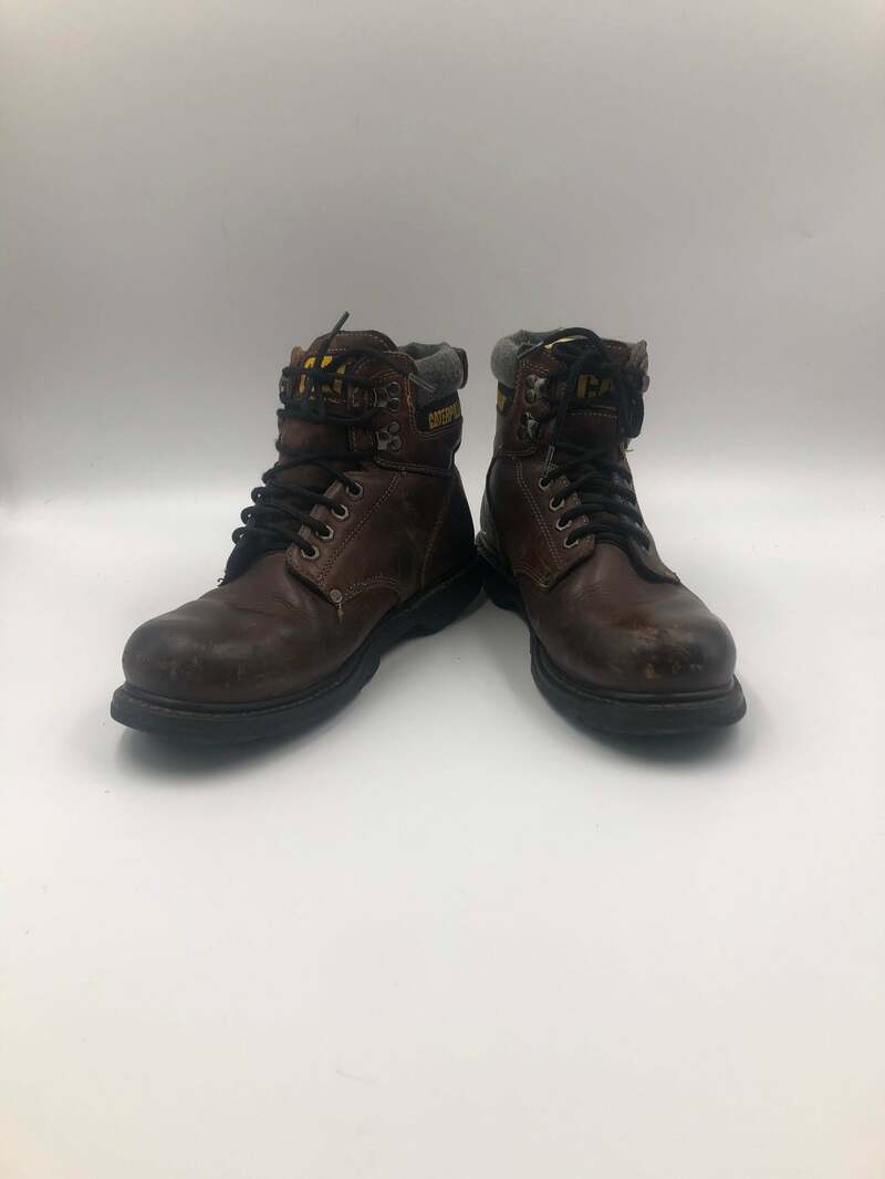 Buy Brown men's boots from real leather vintage boots short sporty boots classical casual boots, streetstyle boots, brown color has size 11.